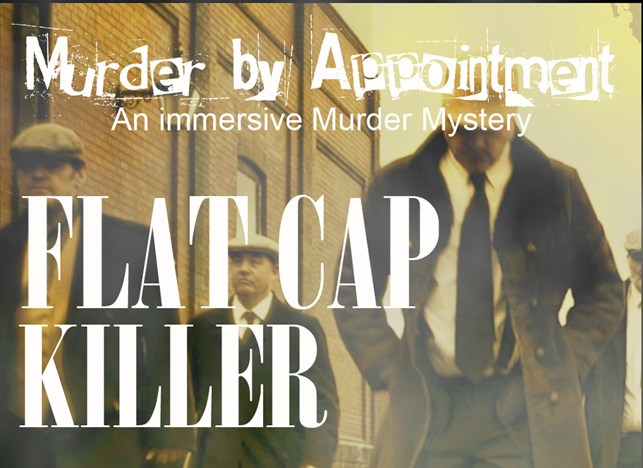 Flat cap poster Tamworth Castle 