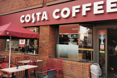 Costa Coffee Tamworth town centre