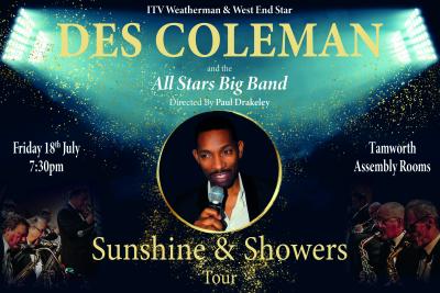 Des Coleman Sunshine and Flowers Tour poster 